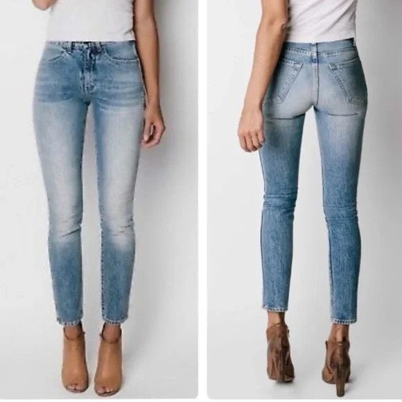 IMOGENE + WILLIE Women’s Light Wash Imogene Slim Skinny Jeans Size 27 — Handmade - Picture 1 of 6